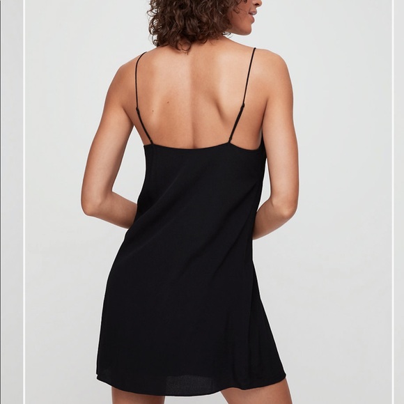 Aritzia black vivienne slip dress - Picture 4 of 4